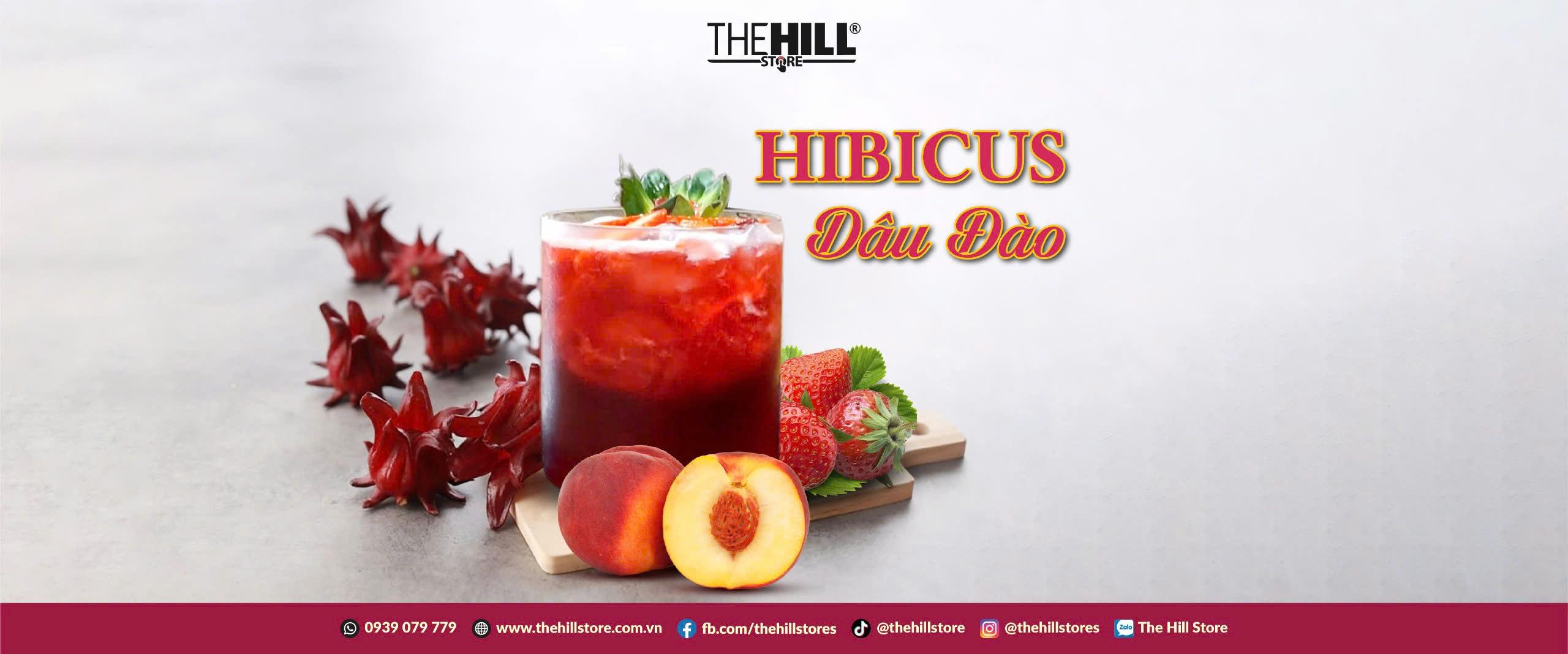 🍑 HIBISCUS DÂU ĐÀO – VỊ CHUA THANH QUYẾN RŨ, CẢM HỨNG TƯƠI MỚI