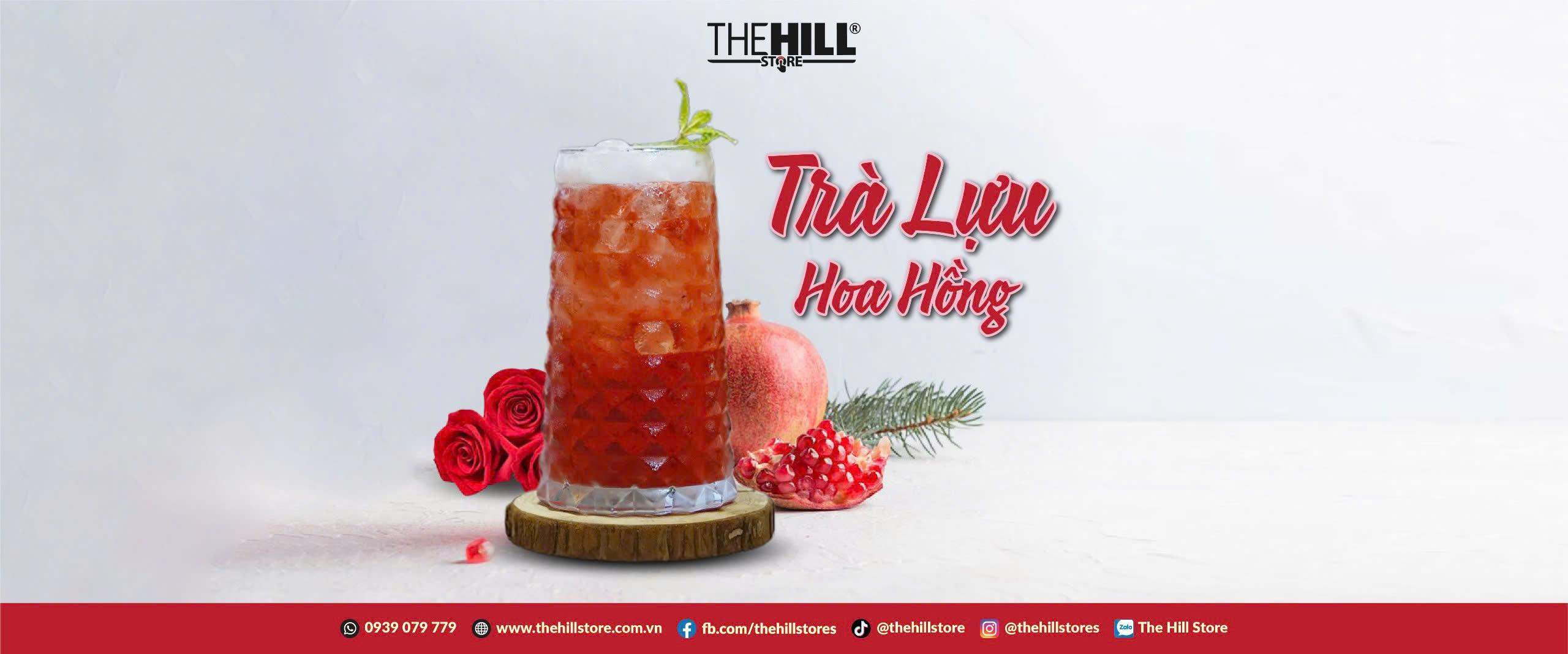 🌹 TRÀ LỰU HOA HỒNG – SẮC ĐỎ CỦA CẢM XÚC