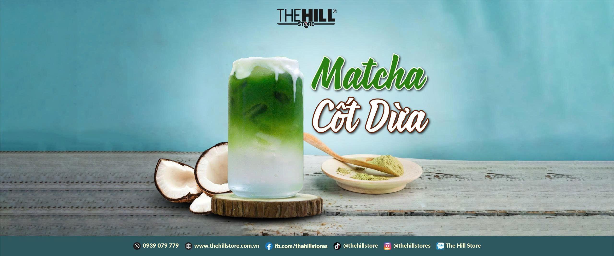 🥥 Matcha Cốt Dừa – Vị Xanh Dịu Dàng Đậm Đà Chẳng Quên