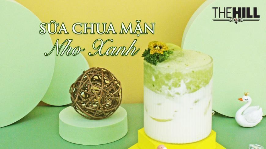 🥛 Sữa Chua Mặn Nho Xanh 🍸