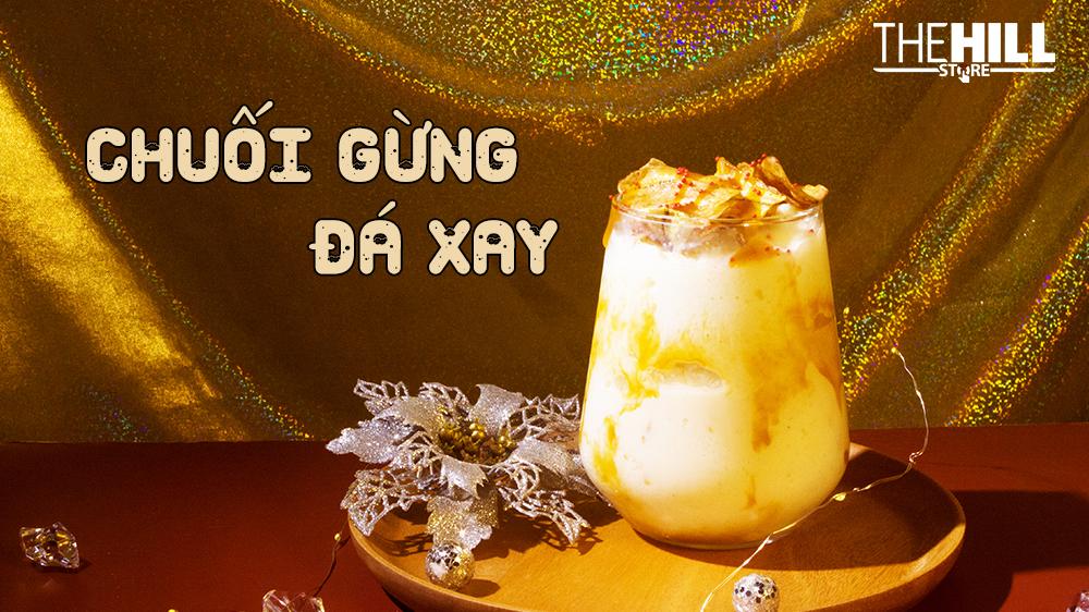 🎄 CHUỐI GỪNG ĐÁ XAY – NGỌT NGÀO GIÁNG SINH, ẤM ÁP YÊU THƯƠNG! 🎅