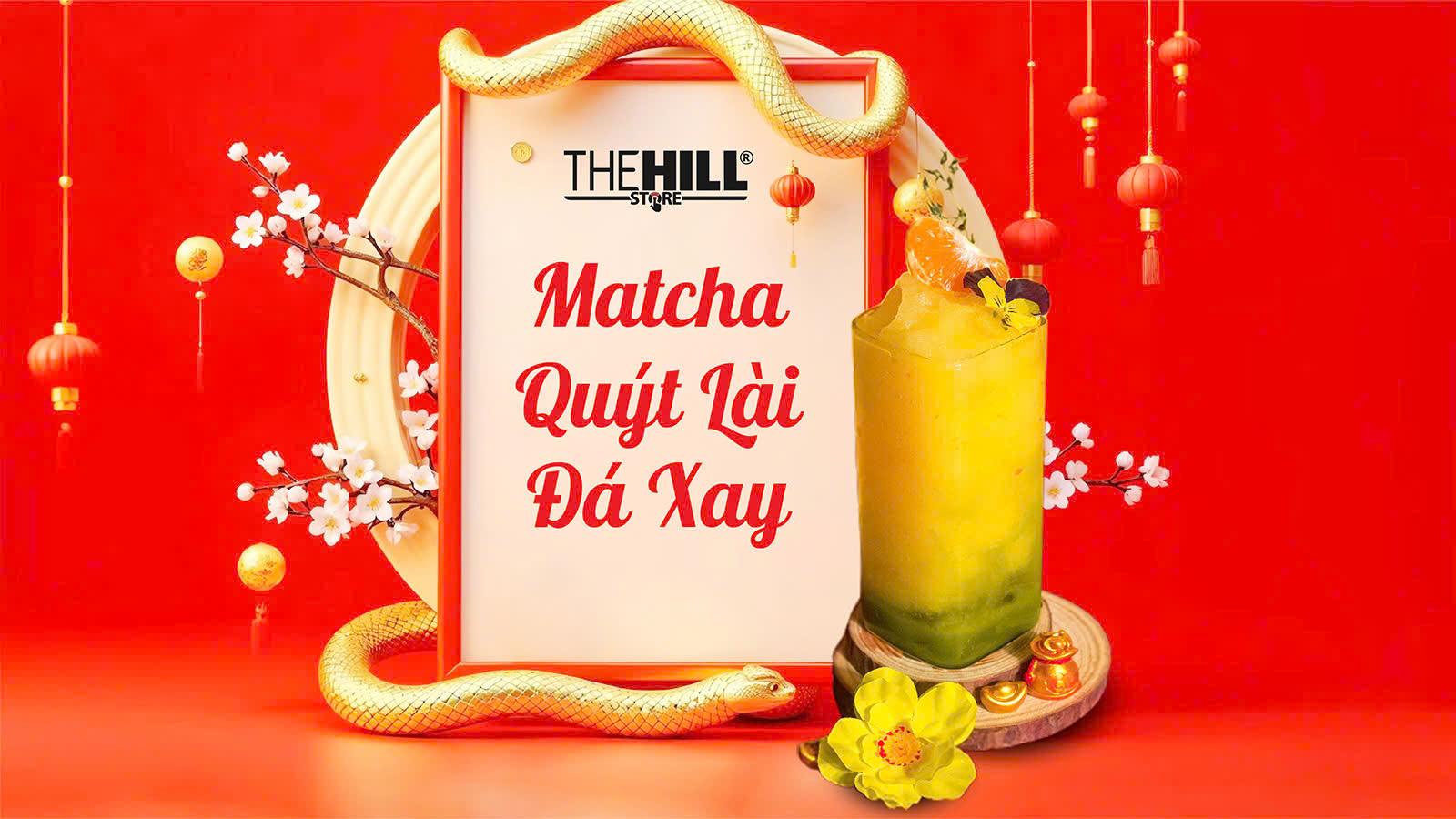 🍊 MATCHA QUÝT LÀI ĐÁ XAY - SẮC VỊ TẾT THANH MÁT