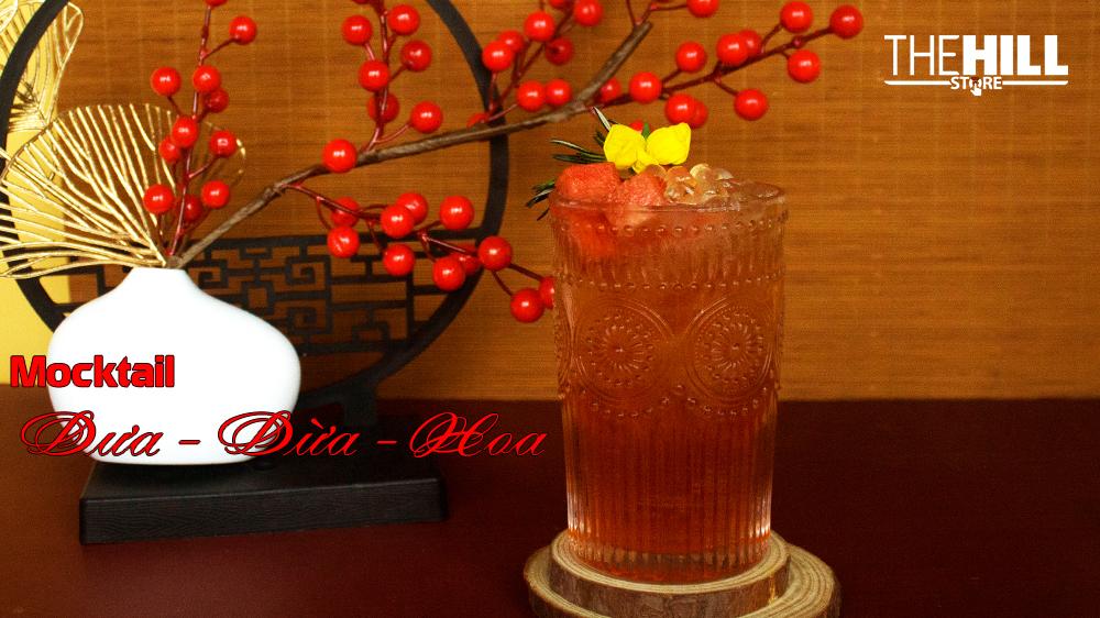 🍉 MOCKTAIL DƯA DỪA HOA - HƯƠNG XUÂN NGẬP TRÀN